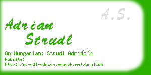 adrian strudl business card